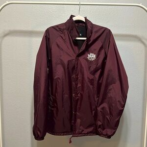 Maroon Vans Jacket